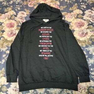 AHS American Horror Story Women's Small (S) Black Pullover Hoodie Sweatshirt